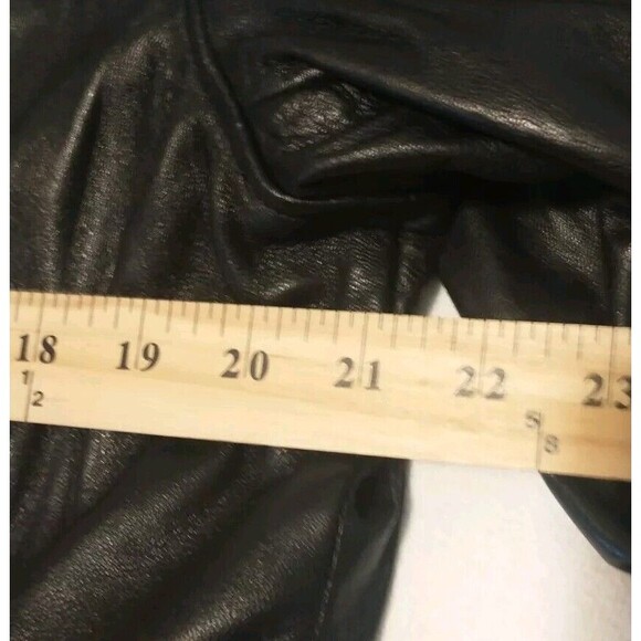 IZZI  LEATHER Black jacket large (298 of 300) Rn 38843 - Picture 12 of 16